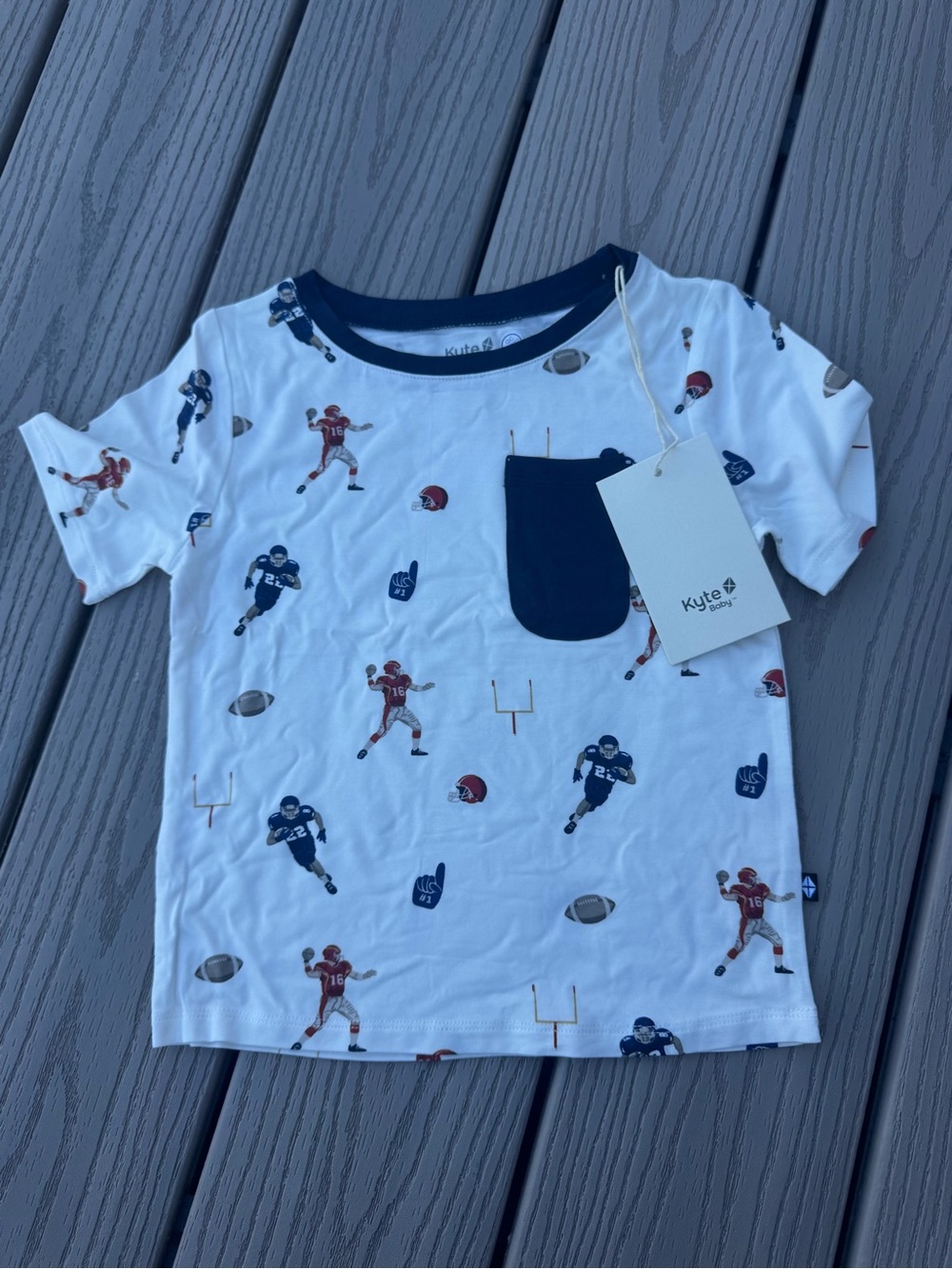 Kyte baby football tshirt
